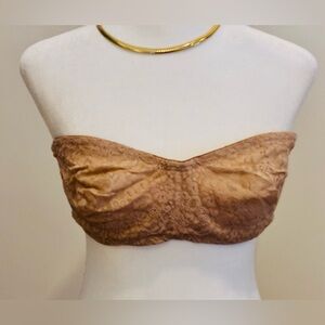 Wacoal Lace Bandeau in nude 36C
